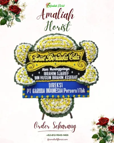 Papan Bunga Duka di Sriharjo